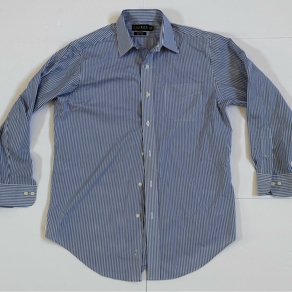 Ralph Lauren Other - Polo Ralph Lauren Mens Classic Button Up Shirt Blue Striped 15.5 32/33